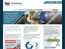 Tablet Screenshot of pearwalkengineering.com